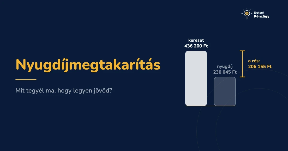 Nyugdíjmegtakarítás - mit tegyél ma, hogy legyen jövőd?