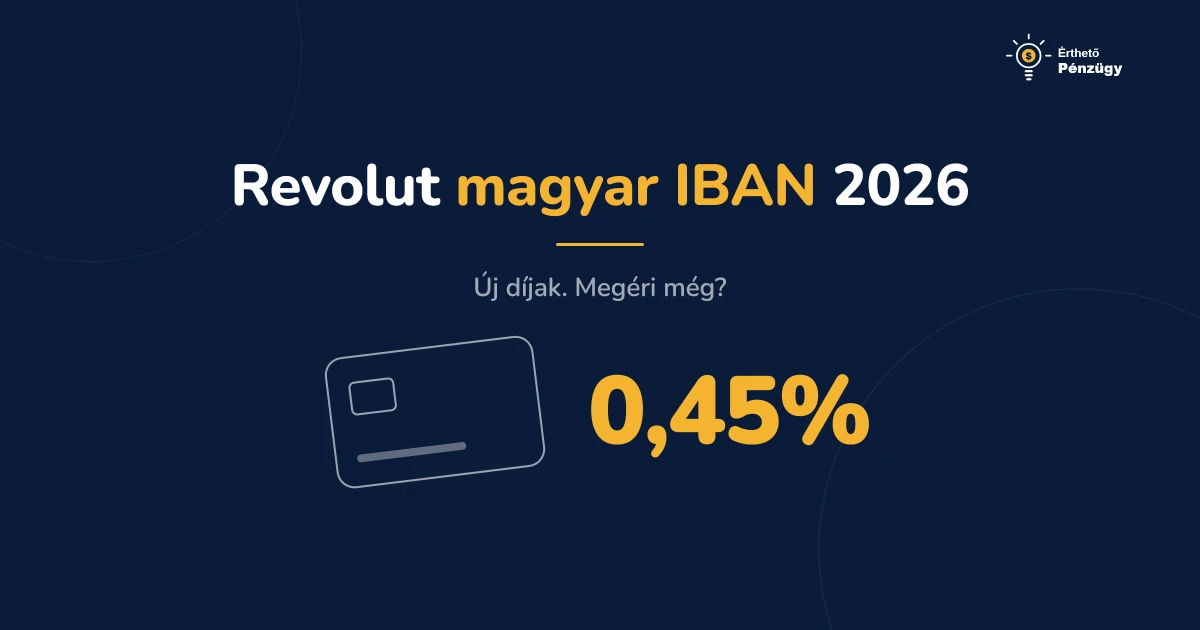 Revolut magyar IBAN 2026: új díjak, megéri-e még?