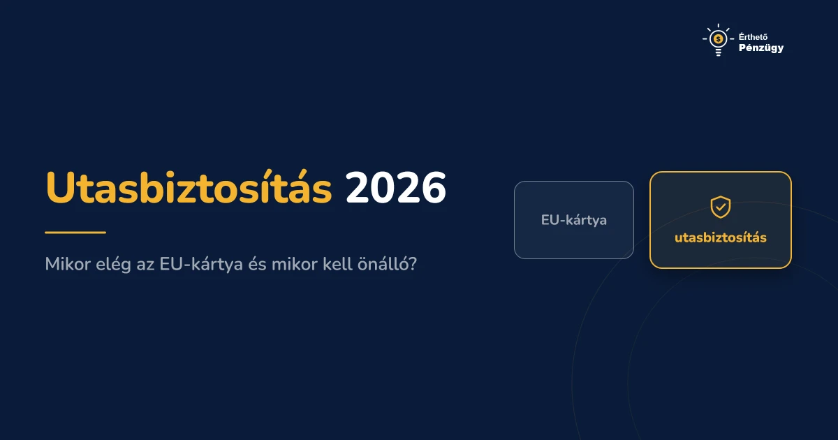 Utasbiztosítás 2026: mikor elég az EU-kártya és mikor kell önálló?