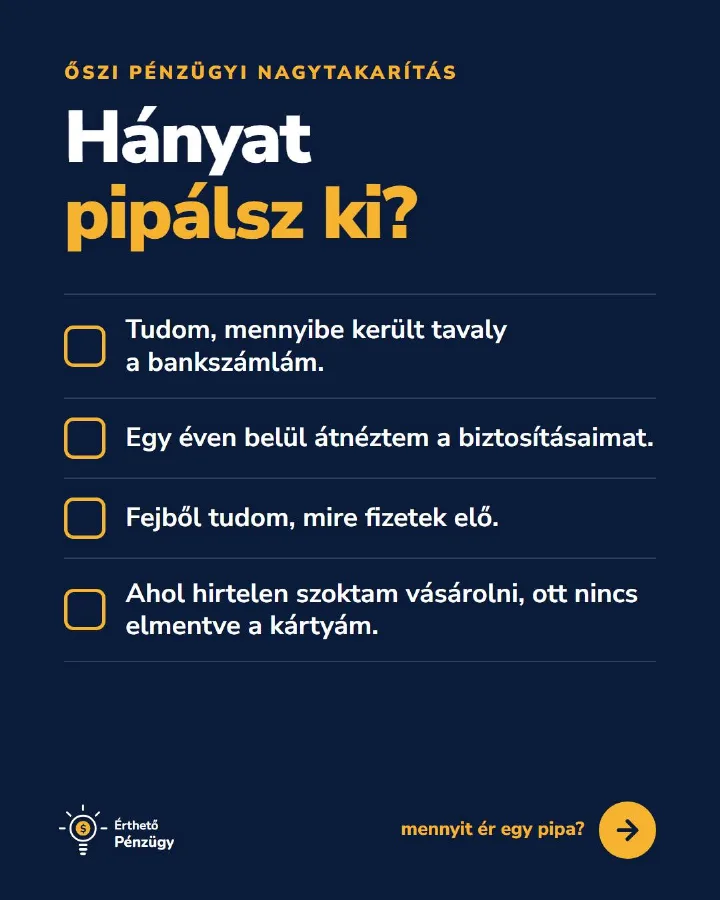 Hányat pipálsz ki a négyből? Írd meg kommentben a számod, a diákon megnézheted, mennyit ér egy pipa. Egy valós…